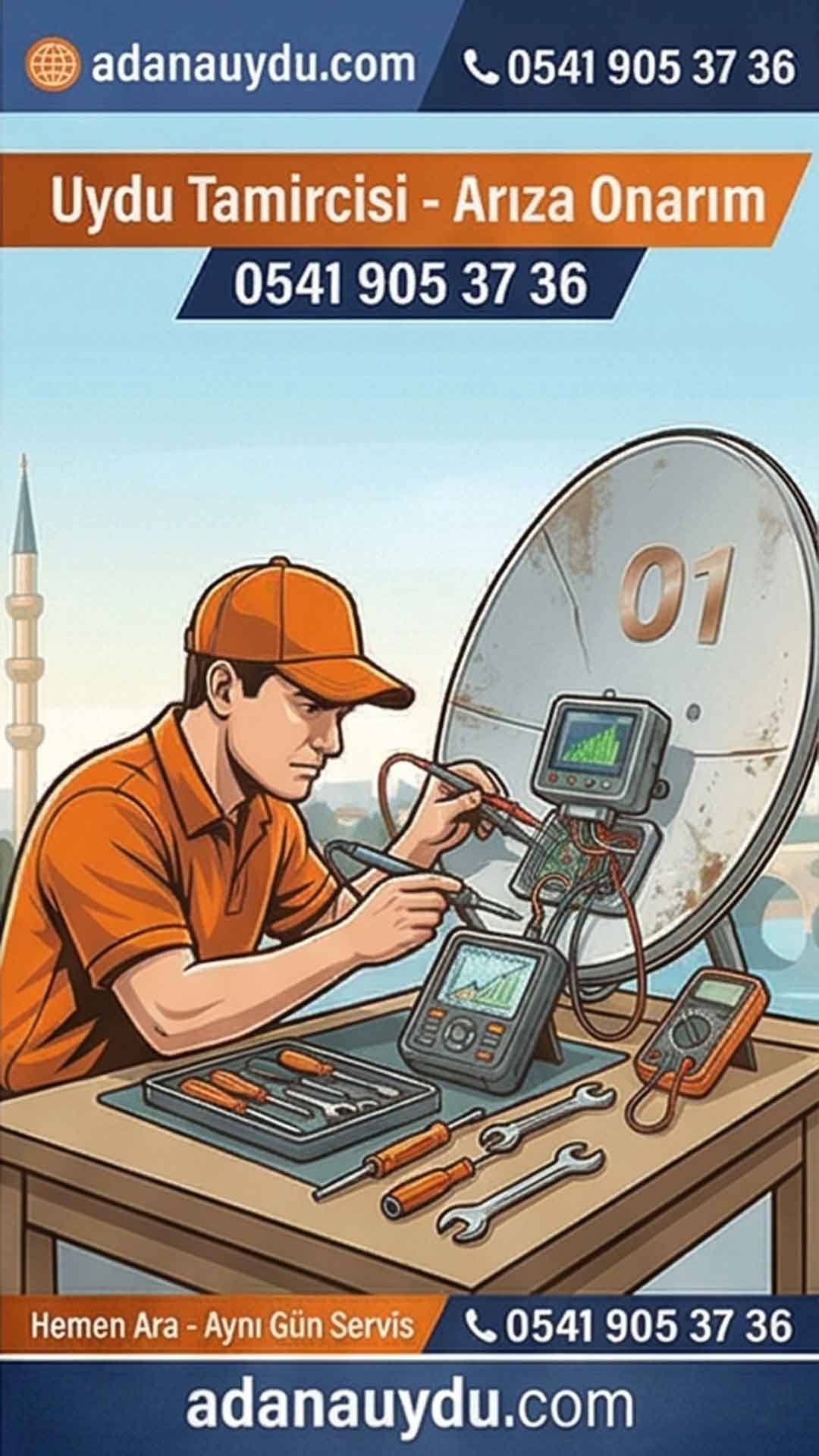 Adana Uydu Tamircisi ve Anten Arıza Onarım