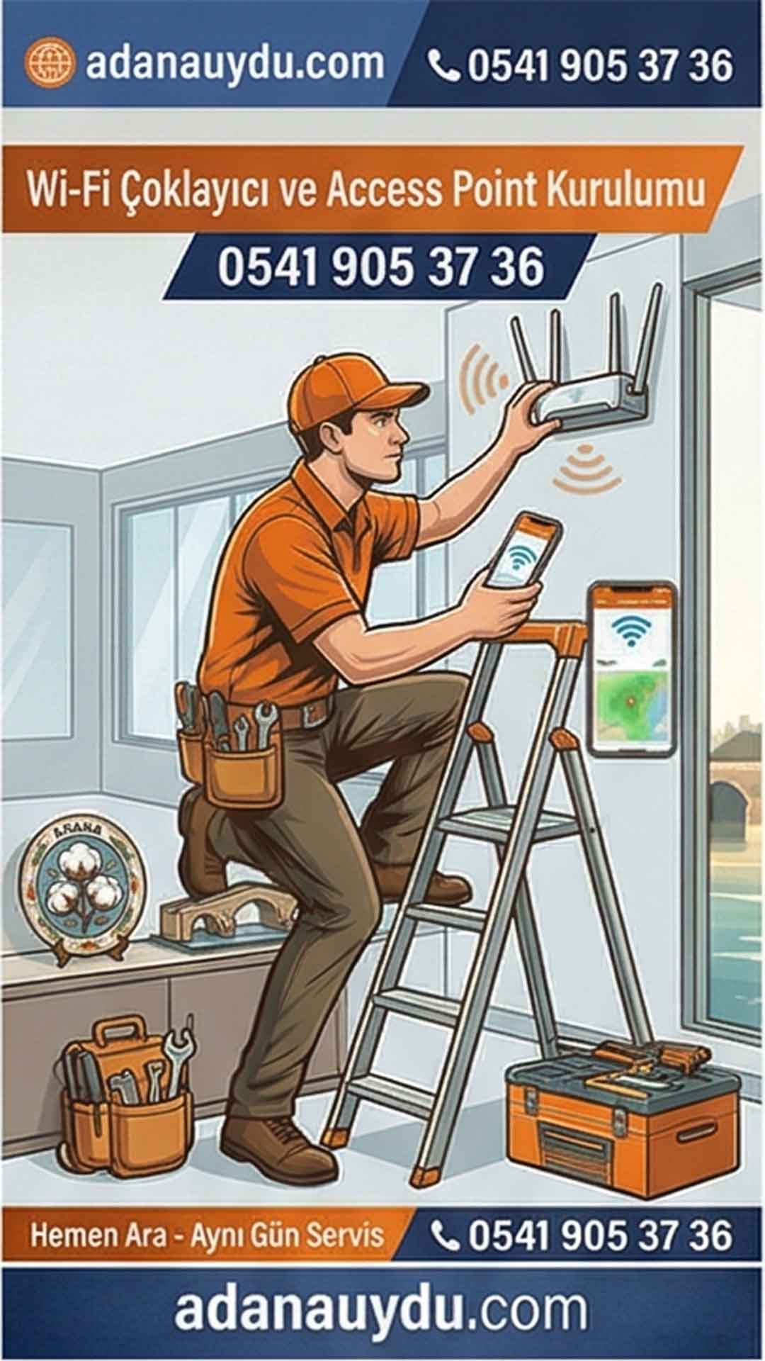 Adana Wi-Fi Çoklayıcı Access Point Kurulumu
