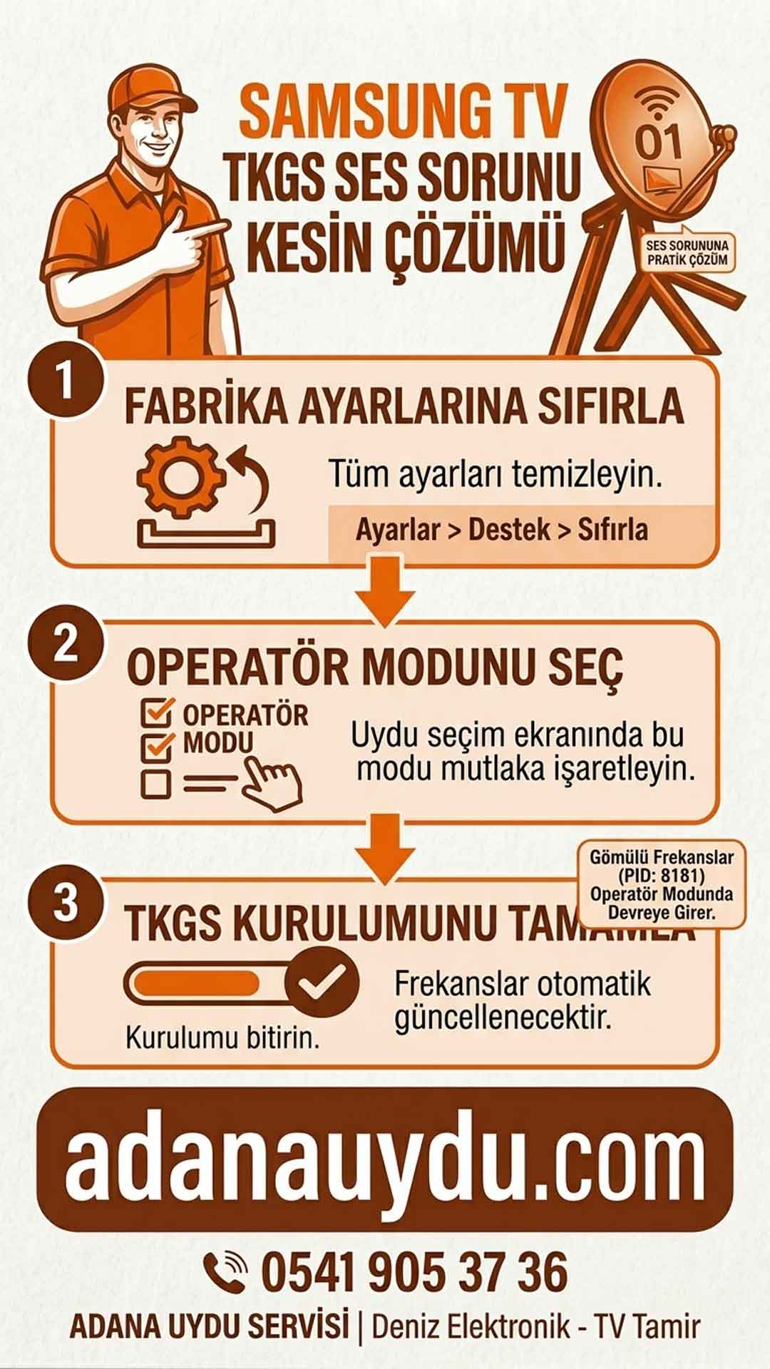 Samsung TV TKGS Ses Sorunu Çözümü 2026