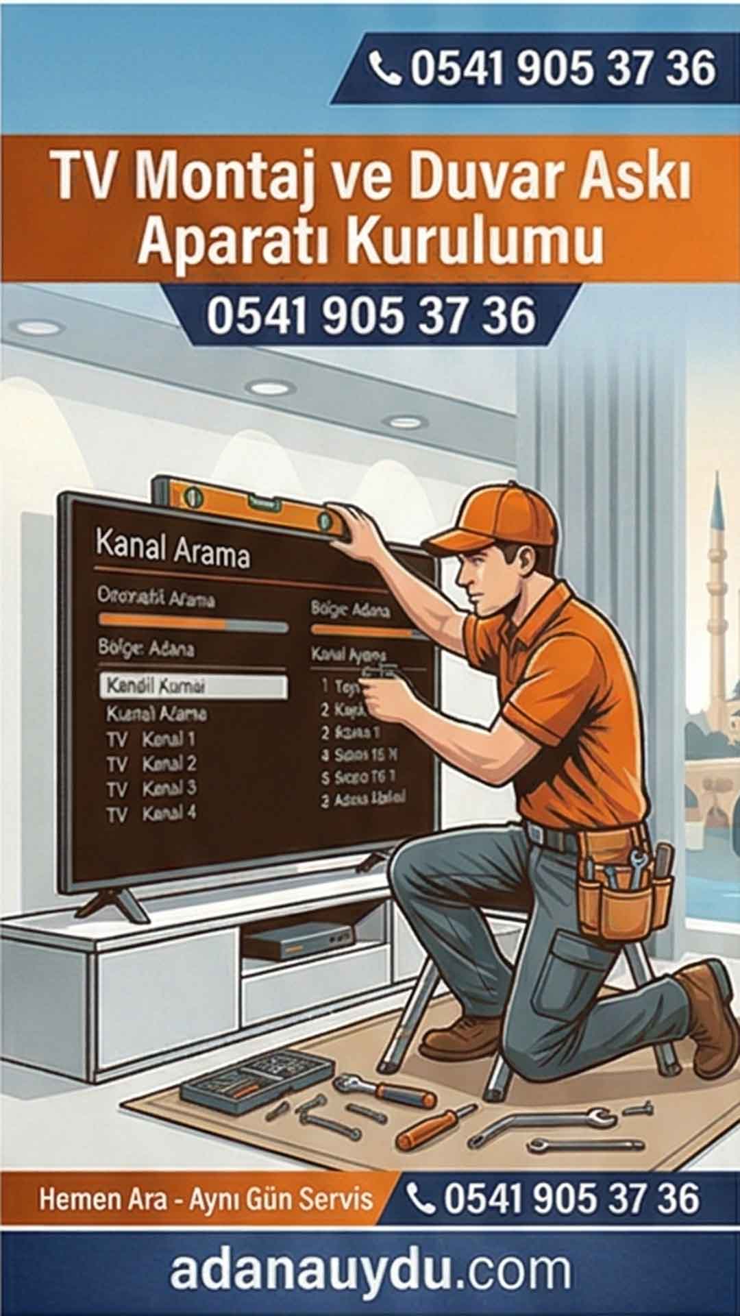 Adana TV Kurulumu ve Kanal Ayarlama Servisi